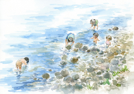 201608094夏の日_古山拓_水彩.jpg